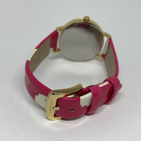 Kate Spade New York 0224 Women Pink Leather Analog Dial Quartz Wrist Watch MP591 - Picture 10 of 12
